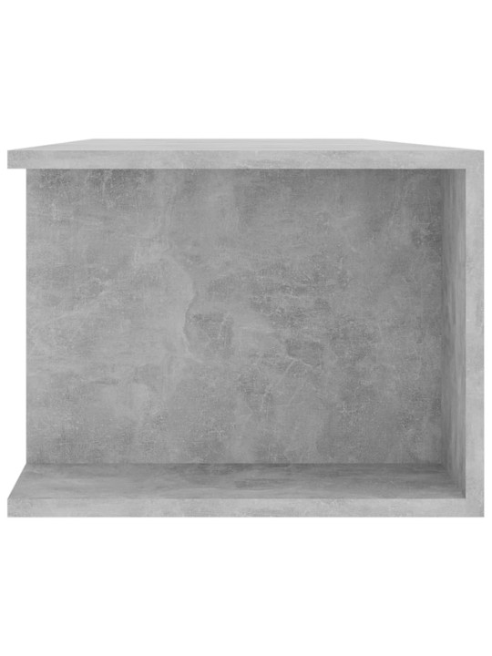 Tv galdiņš ar led lampiņām, 135x39x30 cm, betona pelēks