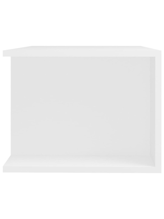 Tv galdiņš ar led lampiņām, 90x39x30 cm, balts