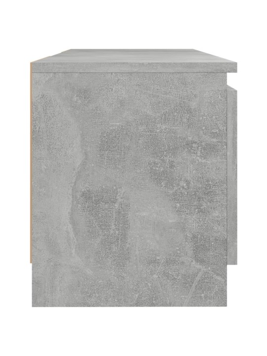 Tv skapītis ar led lampiņām, 120x30x35,5 cm, betona pelēks