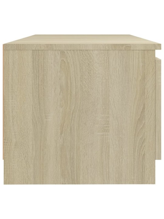 Tv skapītis ar led lampiņām, ozolkoka krāsa, 140x40x35,5 cm