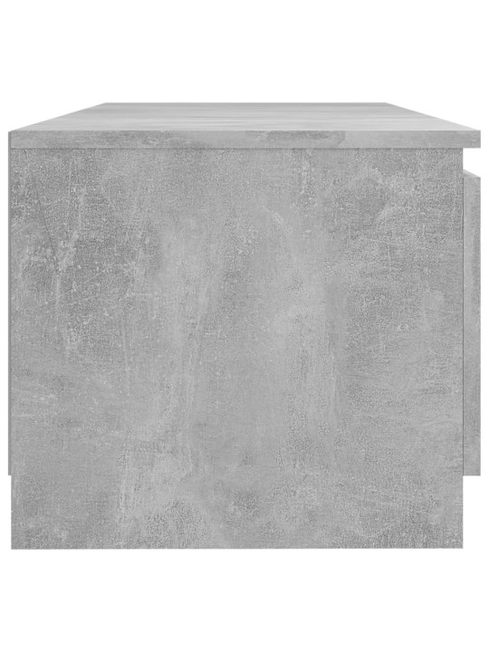 Tv skapītis ar led lampiņām, 140x40x35,5 cm, betona pelēks