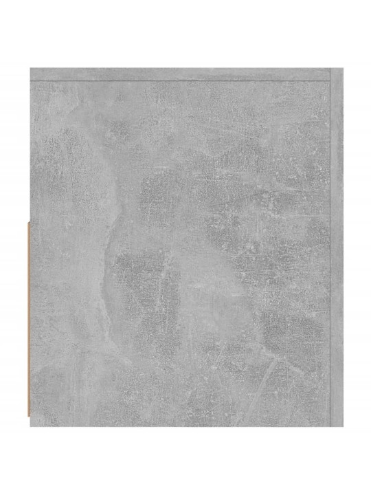 Tv galdiņš ar led lampiņām, betona pelēks, 120x35x40 cm