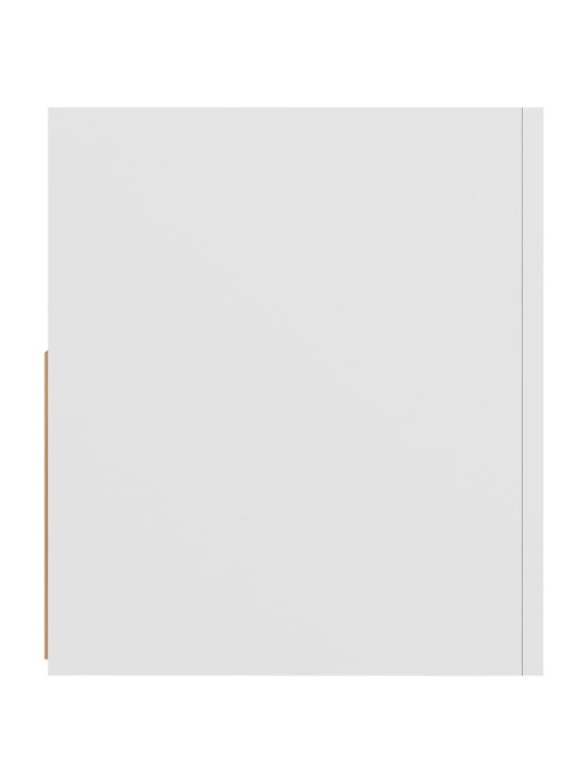 Tv galdiņš ar led lampiņām, 90x35x40 cm, balts