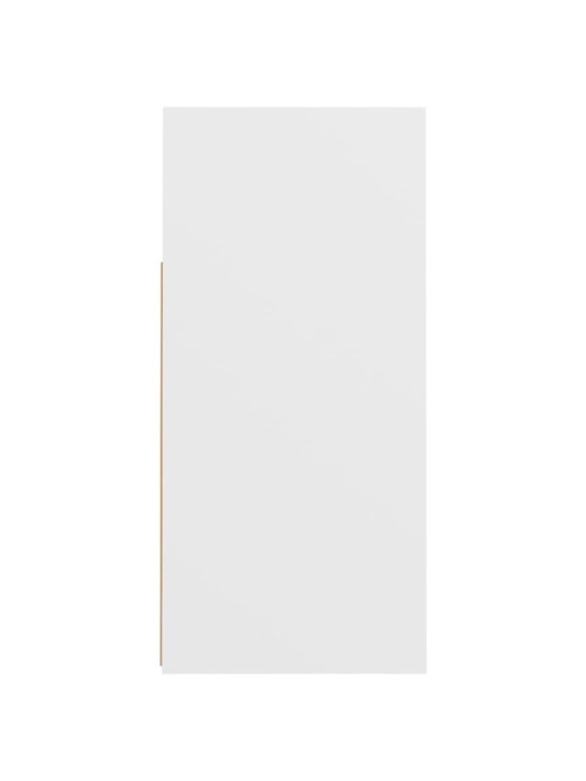Kumode ar led lampiņām, 80x35x75 cm, balta
