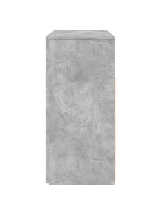 Kumode ar led lampiņām, 80x35x75 cm, betona pelēka