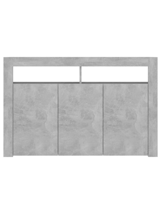 Kumode ar led lampiņām, 115,5x30x75 cm, betona pelēka