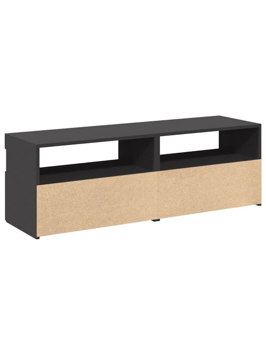 Tv galdiņi ar led lampiņām, 2 gab., 60x35x40 cm, pelēki