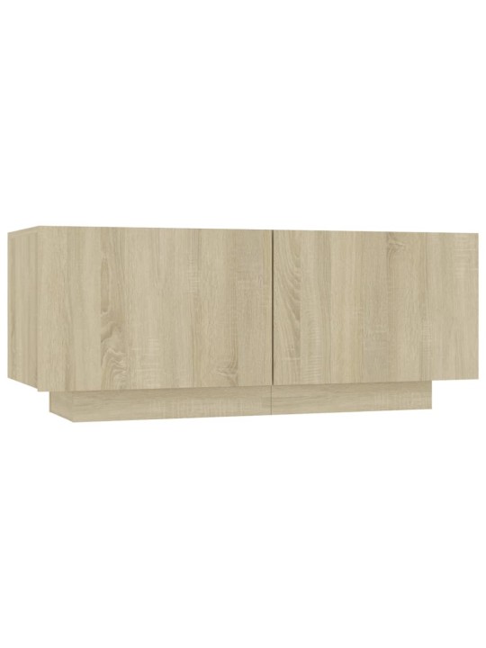Tv skapītis, ozolkoka krāsa, 100x35x40 cm, inženierijas koks