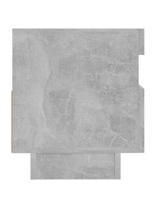 Tv skapītis ar led lampiņām, 80x35x40 cm, betona pelēks