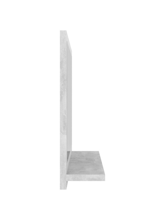 Vannasistabas spogulis, betona pelēks, 40x10,5x37 cm