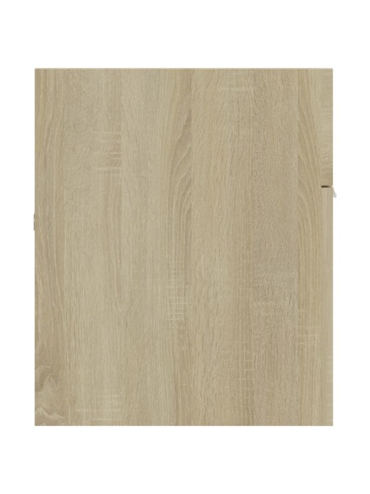 Izlietnes skapītis, ozolkoka, 100x38,5x46 cm, inženierijas koks