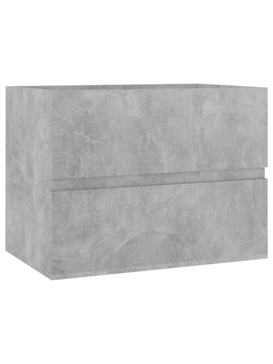 Izlietnes skapītis betona pelēks 60x38,5x45cm inženierijas koks