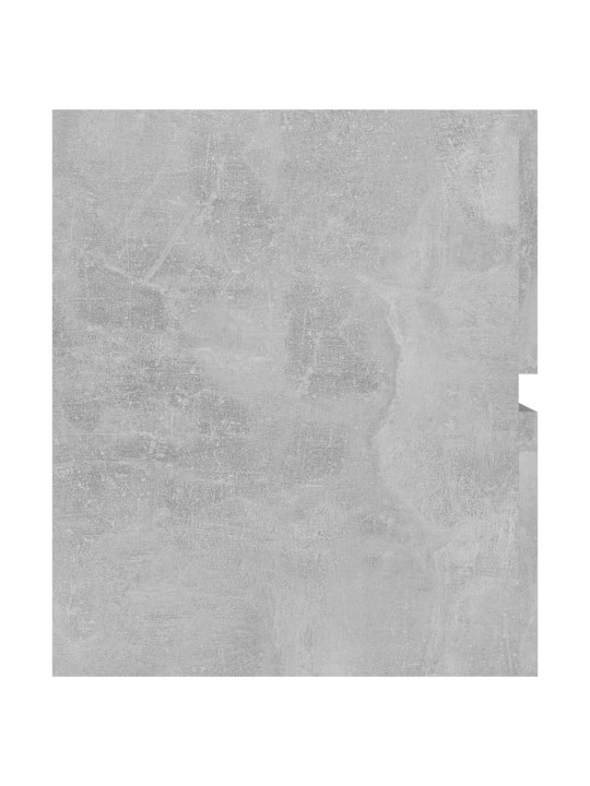 Izlietnes skapītis betona pelēks 90x38,5x45cm inženierijas koks