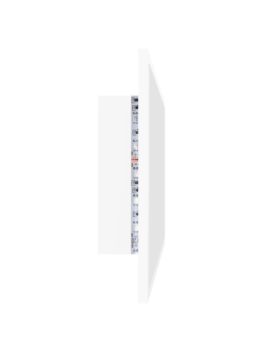 Vannasistabas spogulis, led, balts, 80x8,5x37 cm, akrils