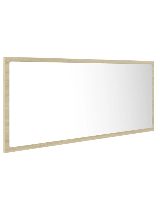 Vannasistabas spogulis, led, ozolkoka krāsā, 100x8,5x37, akrils