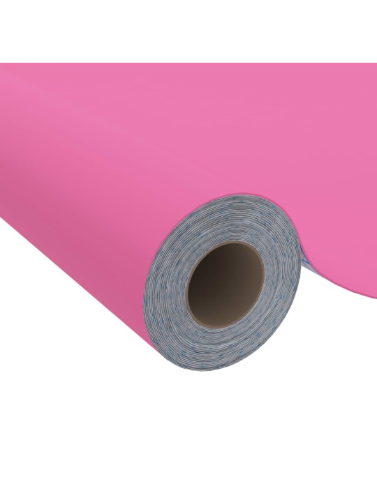 Mēbeļu līmplēve, spīdīgi rozā, 500x90 cm, pvc