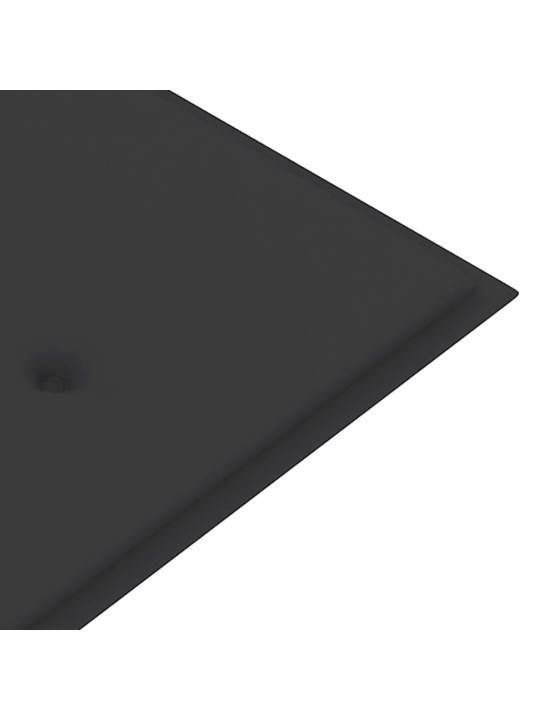 Divvietīgs dārza sols ar matraci, 120 cm, eikalipta masīvkoks
