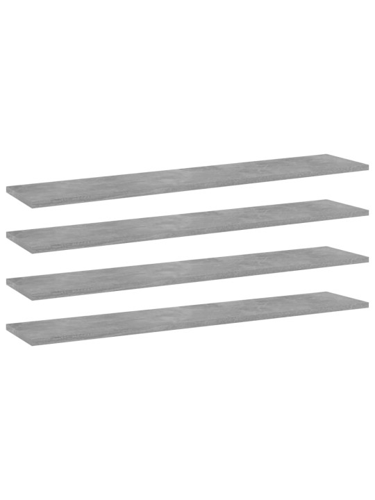 Plauktu dēļi, 4 gab. betonpelēki 100x20x1,5cm inženierijas koks