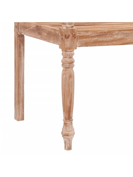 Sols, 120 cm, balsināts, masīvs tīkkoks