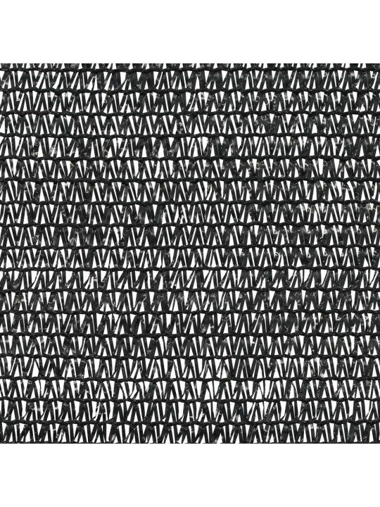 Norobežojošais tīkls, melns, 1x10 m, hdpe, 75 g/m²