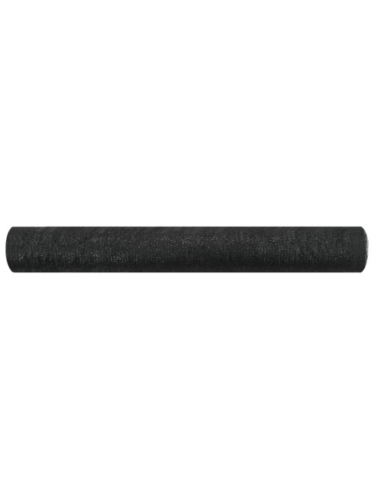 Norobežojošais tīkls, melns, 1x50 m, hdpe, 75 g/m²