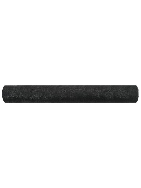 Norobežojošais tīkls, melns, 1,2x10 m, hdpe, 75 g/m²