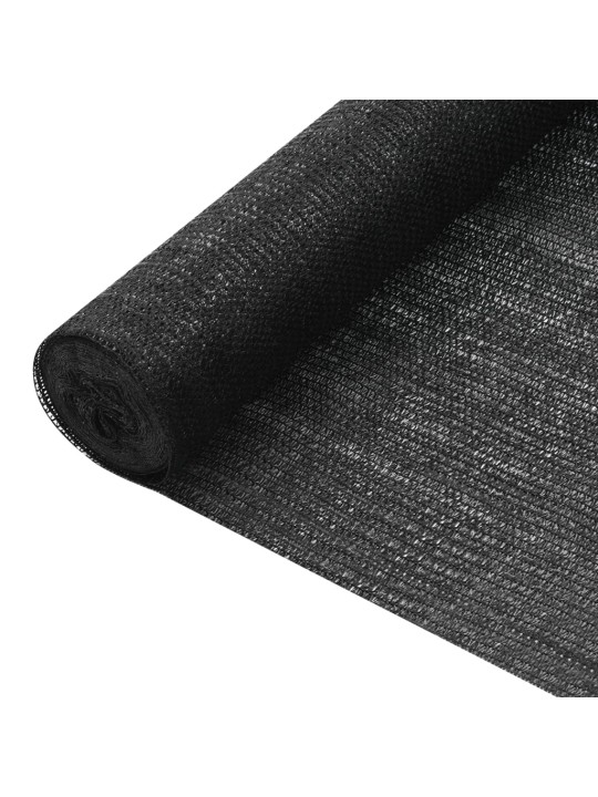 Norobežojošais tīkls, melns, 2x10 m, hdpe, 75 g/m²