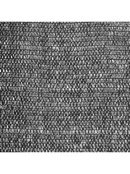 Norobežojošais tīkls, melns, 1,2x25 m, HDPE, 150 g/m²