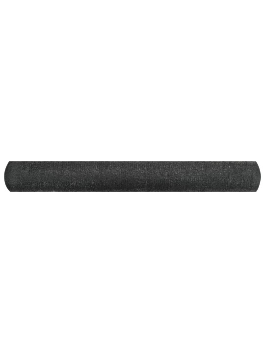 Norobežojošais tīkls, melns, 1,5x25 m, hdpe, 150 g/m²