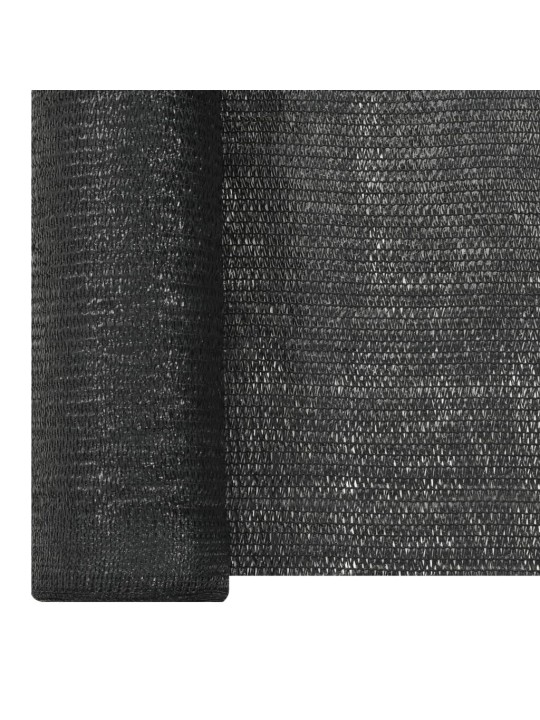 Norobežojošais tīkls, melns, 2x10 m, hdpe, 150 g/m²