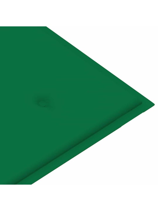 Dārza sols ar matraci, 128,5 cm, masīvs tīkkoks