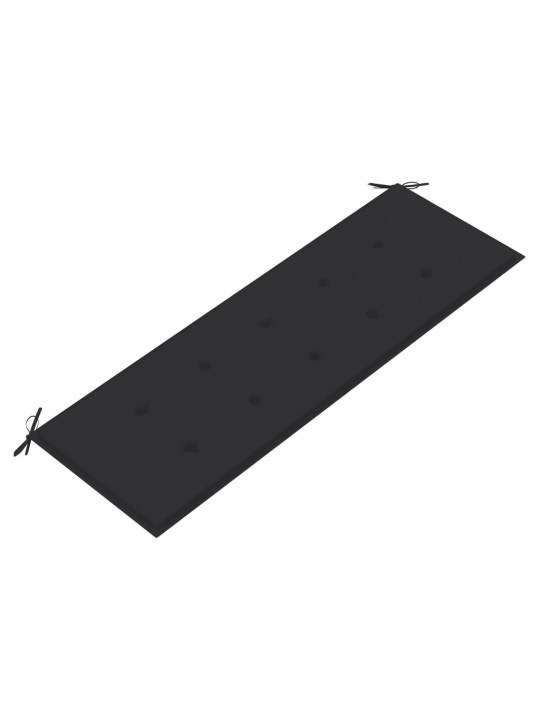 Dārza sols ar matraci, 159 cm, masīvs tīkkoks