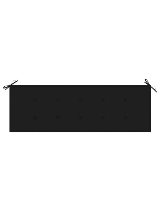 Dārza sols ar matraci, 159 cm, masīvs tīkkoks