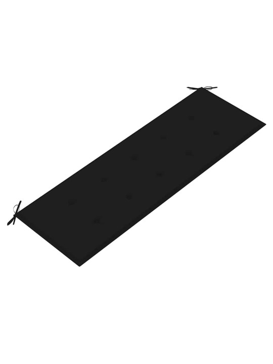 Dārza sols ar matraci, 159 cm, masīvs tīkkoks