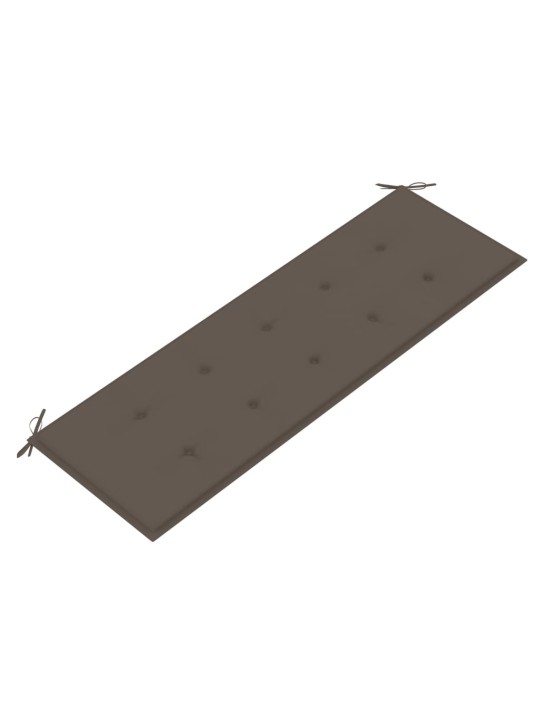 Dārza sols ar matraci, 159 cm, masīvs tīkkoks