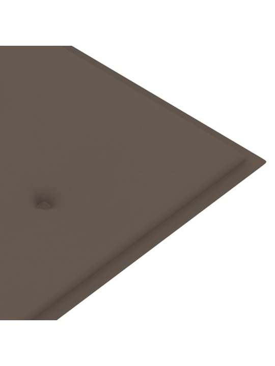 Dārza sols ar matraci, 159 cm, masīvs tīkkoks