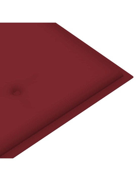 Dārza sols ar matraci, 159 cm, masīvs tīkkoks