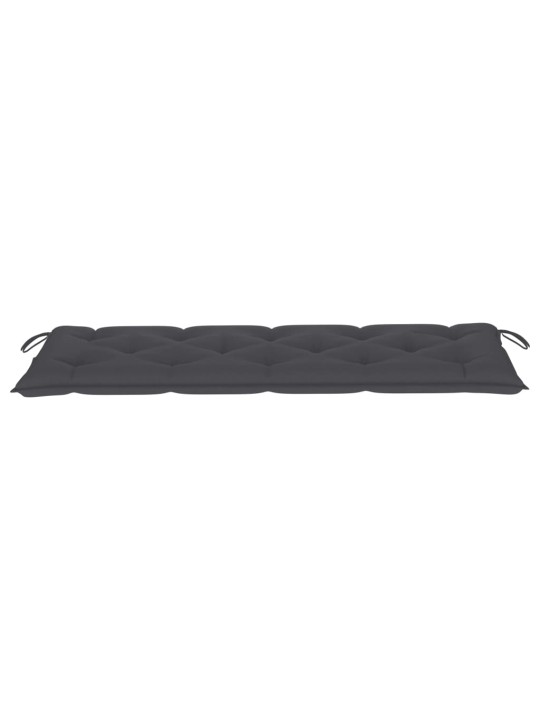 Dārza sols ar matraci, 159 cm, masīvs tīkkoks