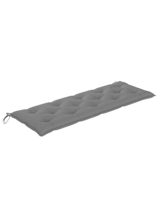 Dārza sols ar matraci, 159 cm, masīvs tīkkoks