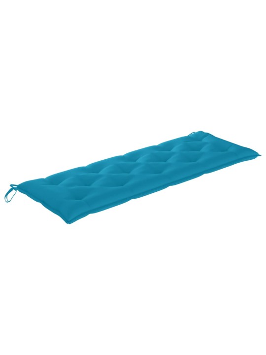 Dārza sols ar matraci, 159 cm, masīvs tīkkoks
