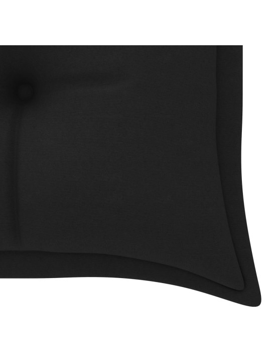 Dārza sols ar matraci, 159 cm, masīvs tīkkoks