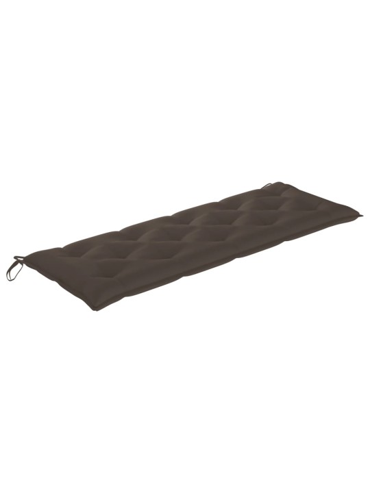 Dārza sols ar matraci, 159 cm, masīvs tīkkoks