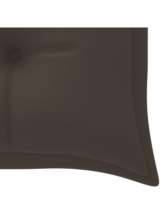 Dārza sols ar matraci, 159 cm, masīvs tīkkoks