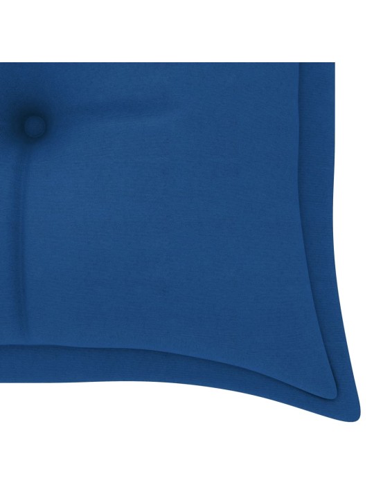 Dārza sols ar matraci, 159 cm, masīvs tīkkoks