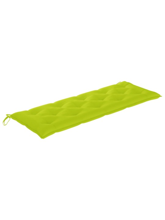 Dārza sols ar matraci, 159 cm, masīvs tīkkoks