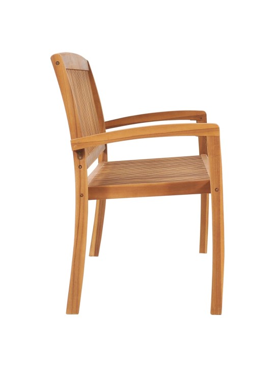 Dārza sols ar matraci, 159 cm, masīvs tīkkoks