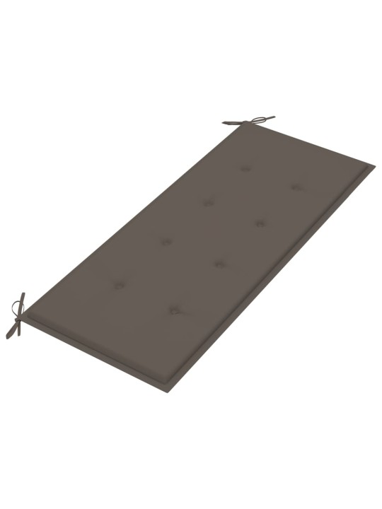 Saliekams dārza sols ar matraci, 118 cm, bambuss
