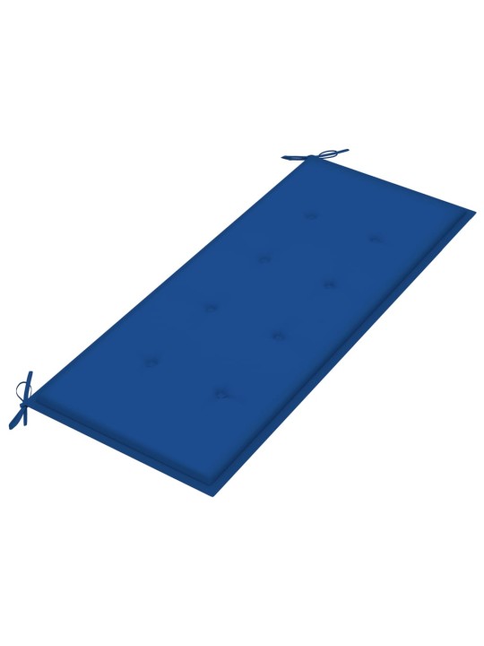 Saliekams dārza sols ar matraci, 118 cm, bambuss