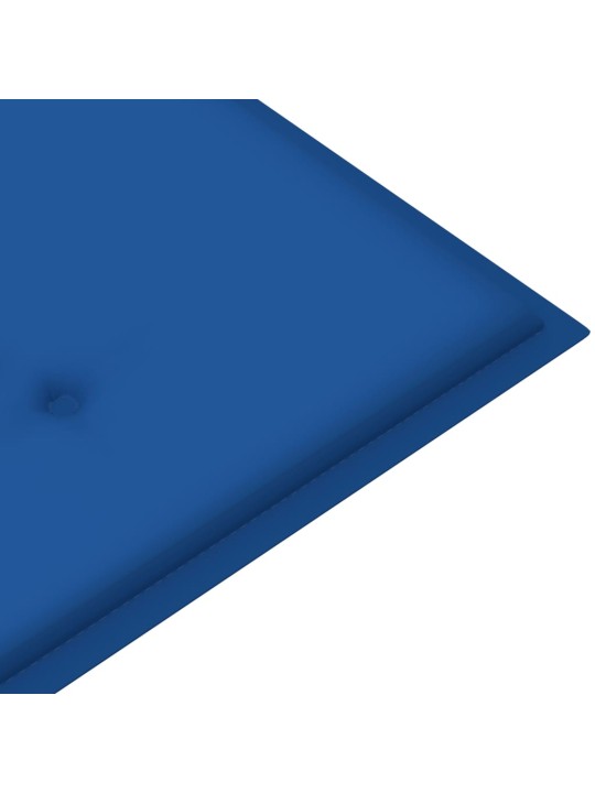 Saliekams dārza sols ar matraci, 118 cm, bambuss
