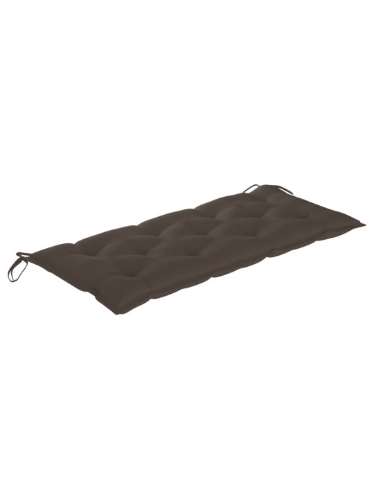 Saliekams dārza sols ar matraci, 118 cm, bambuss